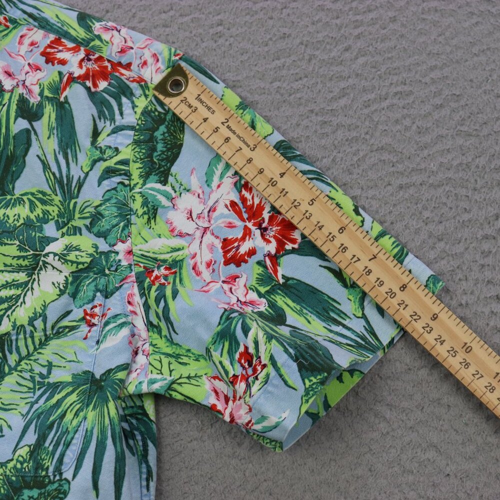 Ralph Lauren Shirt Mens Small Slim Fit Multicolor Floral Hawaiian Button Down - Picture 7 of 11